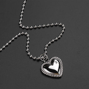 Stainless Steel European And American Retro Love Trend Pendant Necklace