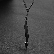 Load image into Gallery viewer, Stainless Steel Lightning Minimalism Necklace