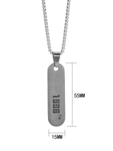 Load image into Gallery viewer, Stainless Steel Customized Year Trend Pendant Necklace