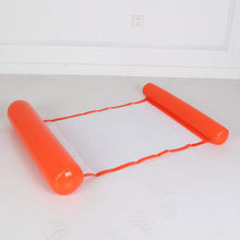 Load image into Gallery viewer, Cross border mesh floating bed inflatable hammock water collapsible back floating bed water inflatable deck chair inflatable floating row