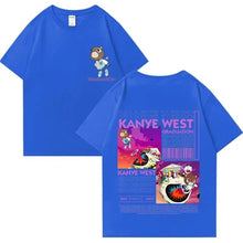Load image into Gallery viewer, Kanye West Graduation Bear double-sided printed T-shirt for men