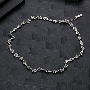 Stainless Steel Letter Z Splicing Trend Necklace
