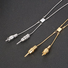 Load image into Gallery viewer, Stainless Steel Data Cable Trend Necklace