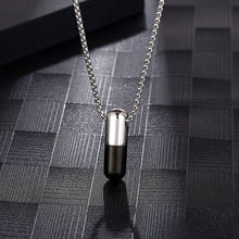 Load image into Gallery viewer, Stainless Steel Capsule Trend Pendant Necklace