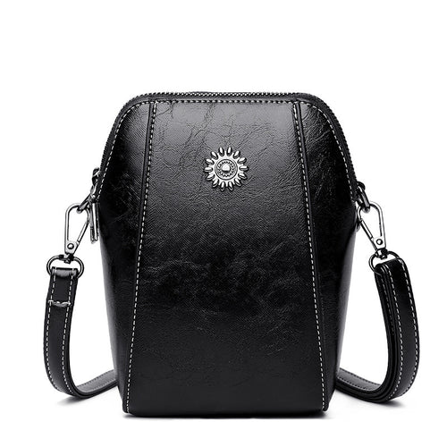 Summer soft leather mobile phone bag women's new fashion mini diagonal all bag fashion all senior sense commuter bag