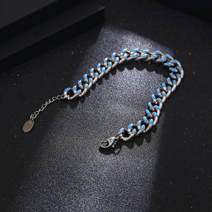 Stainless Steel Geometry Splicing Minimalism Bracelet