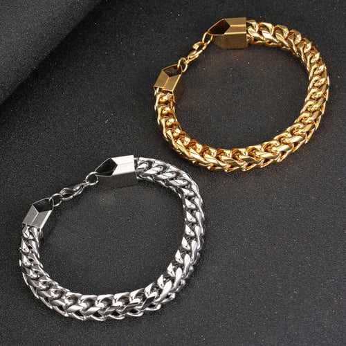 Stainless Steel European and American Domineering And Fashion Men's Bracelet
