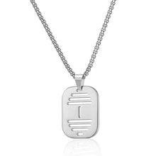 Load image into Gallery viewer, Stainless Steel Hollow Dumbbell Minimalism Pendant Necklace