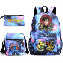 Load image into Gallery viewer, Film and television Harry Potter printed shoulder casual student backpack