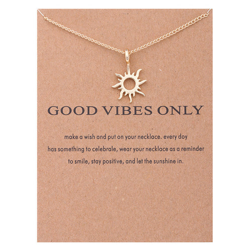 Lucky elephant boat anchor horseshoe wing bow necklace collarbone chain