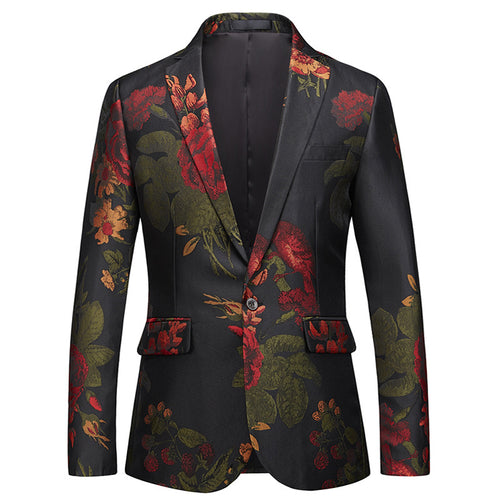 Men business casual one button suit small suit foreign trade Aliexpress design Korean slim suit jacket men